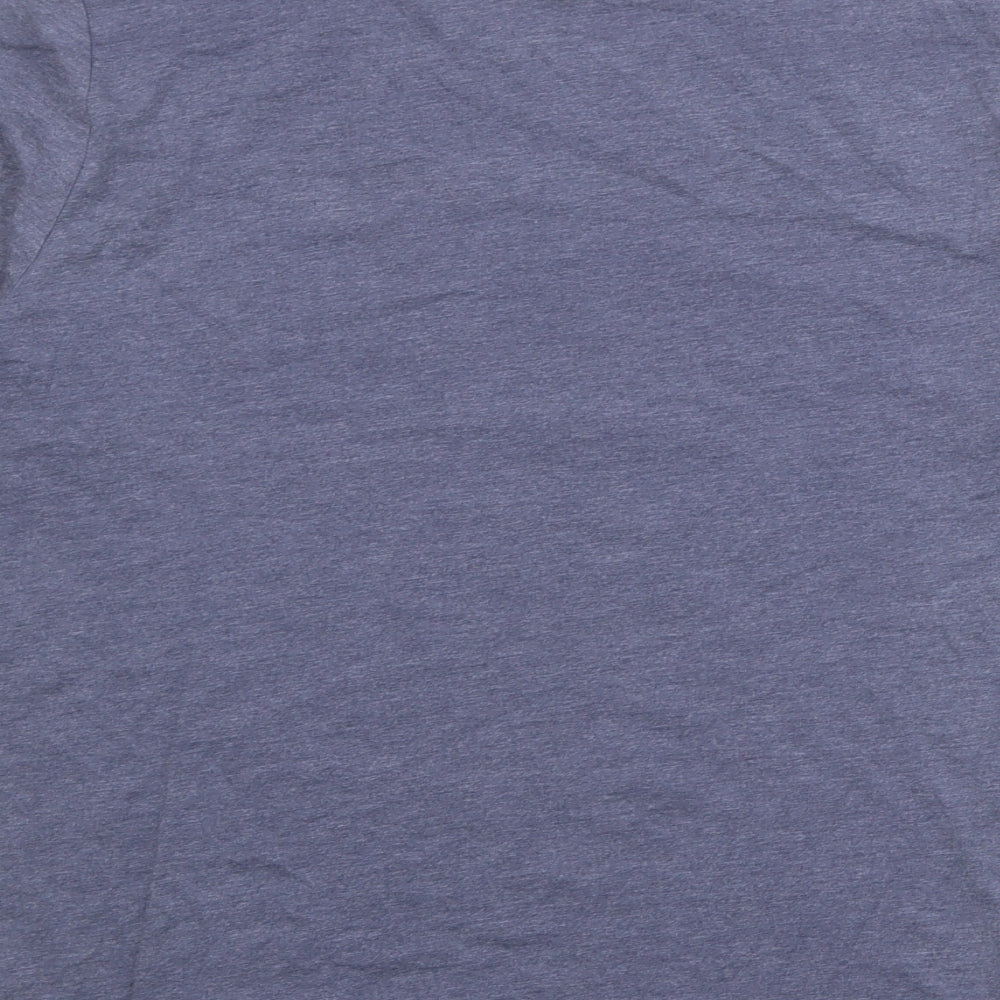 The Simpsons Mens Blue Cotton T-Shirt Size M Round Neck - Beer Belly Flop Champ