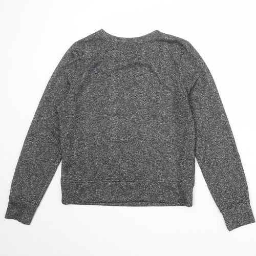 New Look Womens Grey Polyester Pullover Sweatshirt Size 12 Pullover