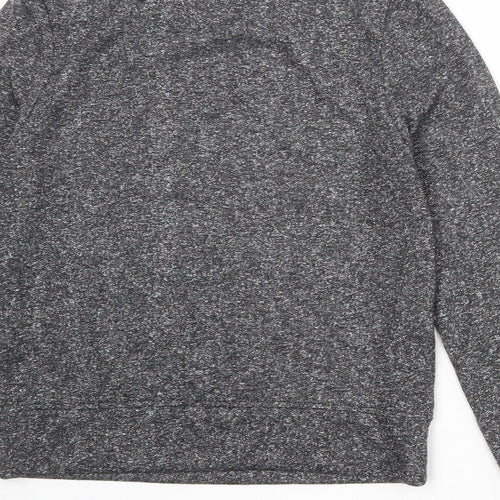 New Look Womens Grey Polyester Pullover Sweatshirt Size 12 Pullover