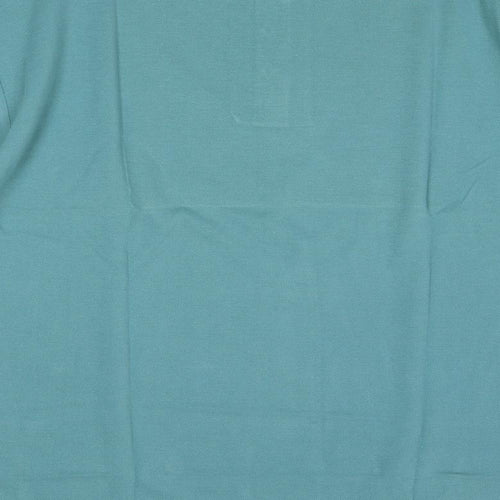 High Volume Mens Blue Polyester Polo Size L Collared Button