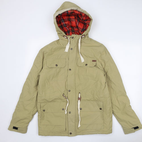 Lee Cooper Mens Beige Jacket Size L Zip