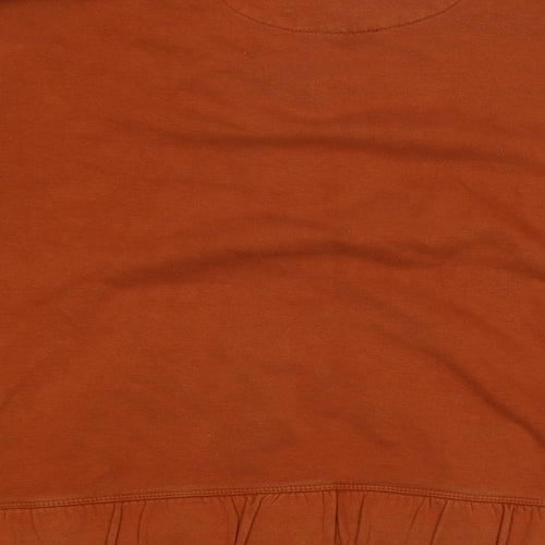 NEXT Womens Brown Cotton Pullover Sweatshirt Size L Pullover