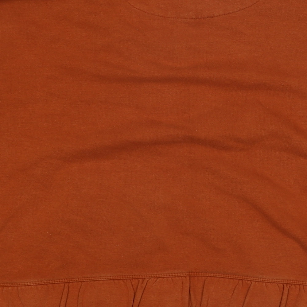 NEXT Womens Brown Cotton Pullover Sweatshirt Size L Pullover