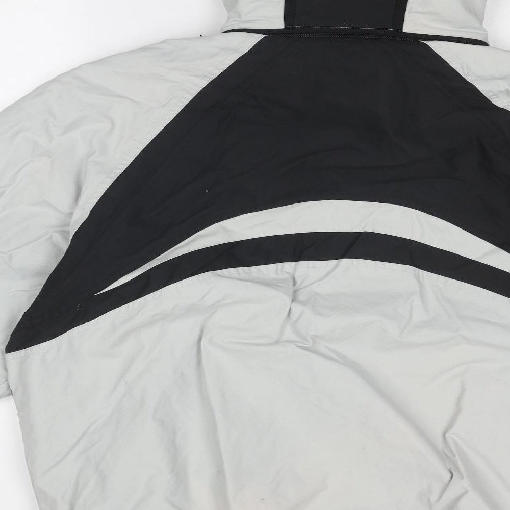 Trespass Mens Grey Windbreaker Jacket Size M Zip