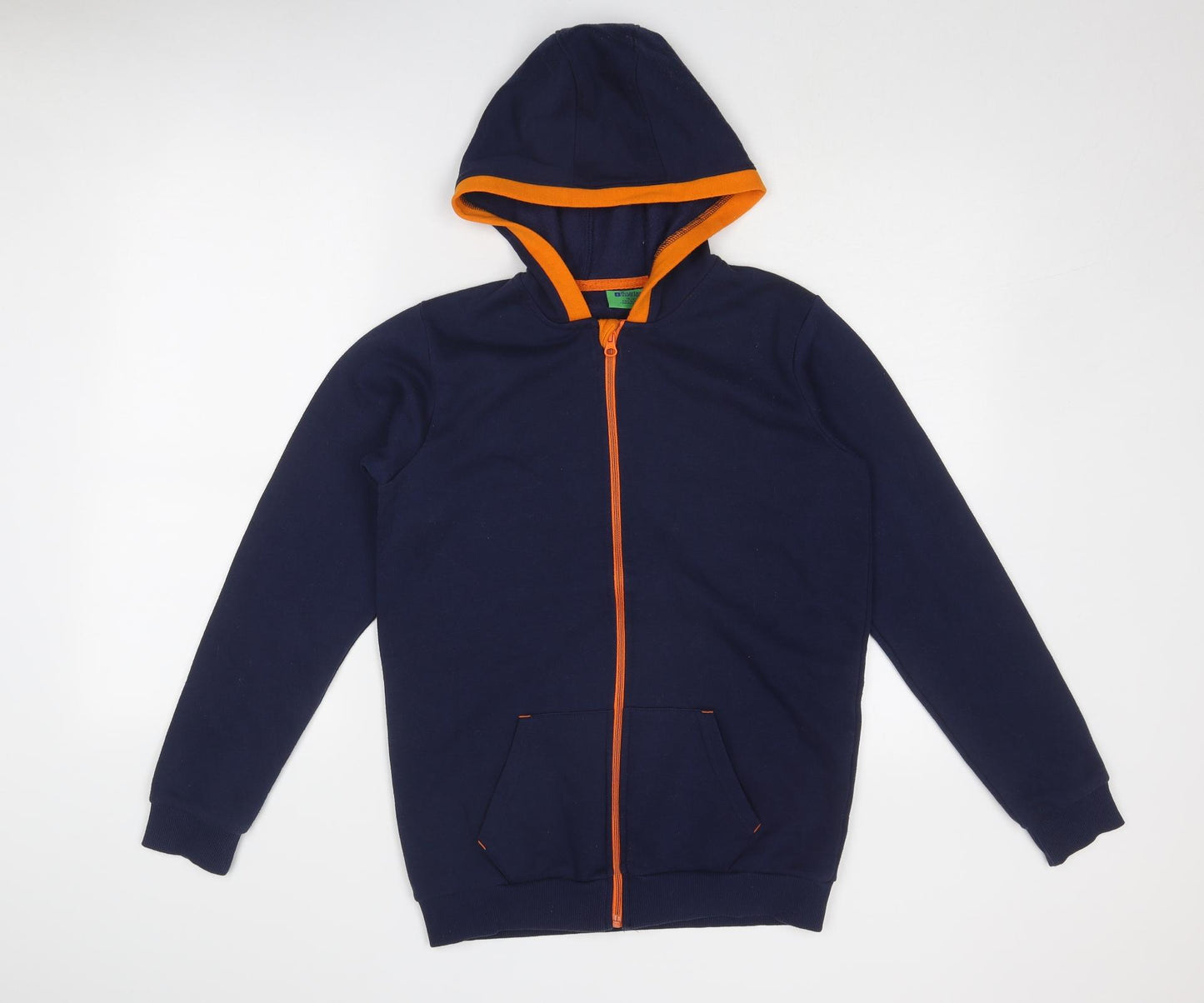 Mountain Warehouse Boys Blue Polyester Full Zip Hoodie Size 13 Years Zip