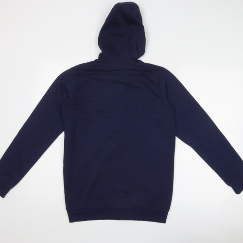 Mountain Warehouse Boys Blue Polyester Full Zip Hoodie Size 13 Years Zip