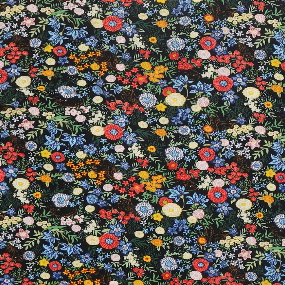 Hush Womens Multicoloured Floral Viscose Basic Blouse Size 10 Round Neck