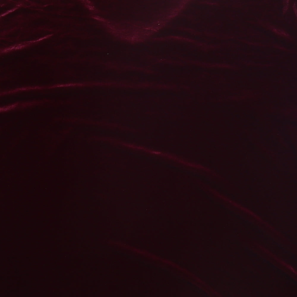 Debenhams Womens Purple Polyester Basic T-Shirt Size 22 V-Neck