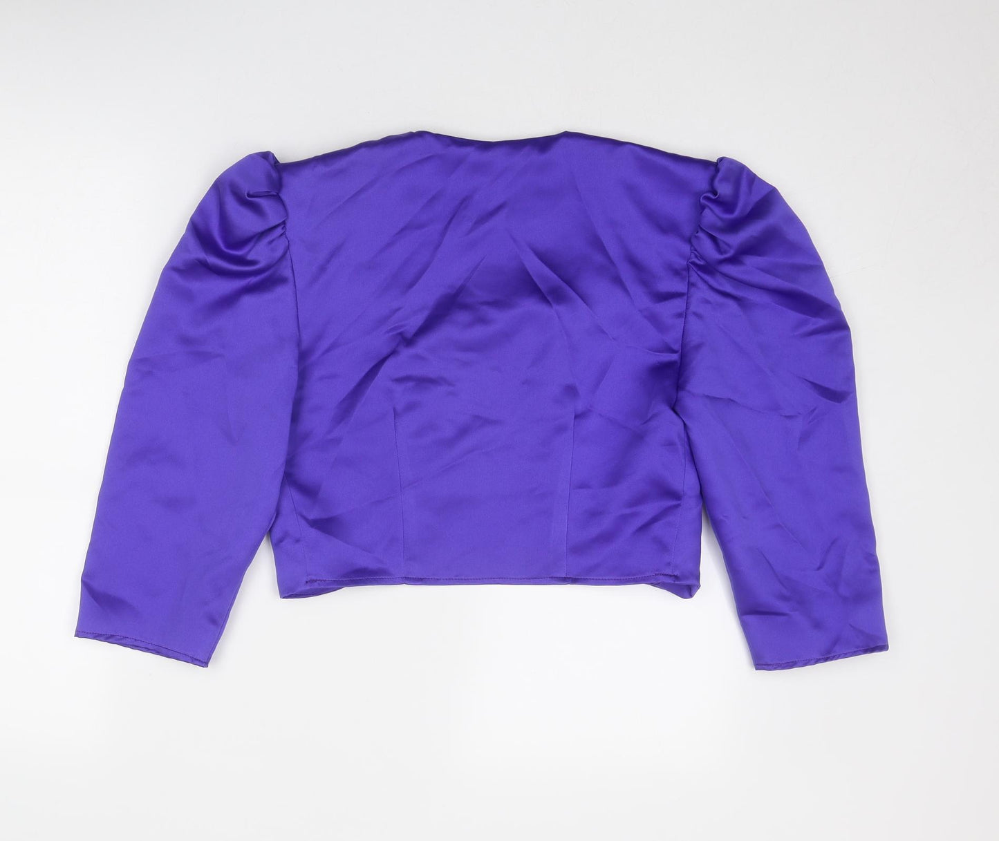 Eclipse Womens Purple Paisley Jacket Size 10