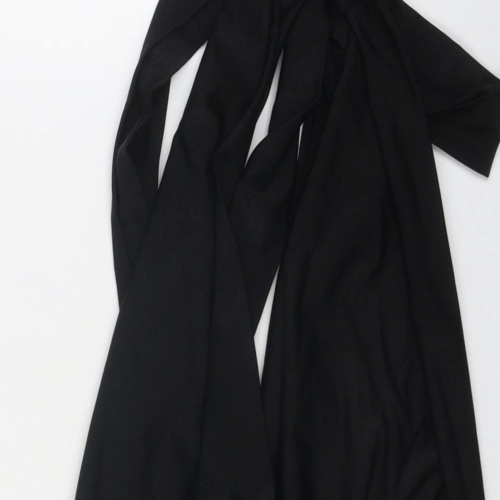 Boohoo Womens Black Polyester One Piece Size 14