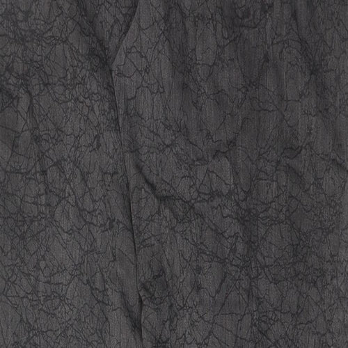 FDJ Womens Grey Geometric Cotton Jegging Jeans Size 14 Regular