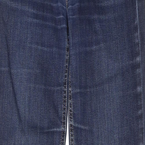 Gap Mens Blue Cotton Straight Jeans Size 28 in Regular Zip
