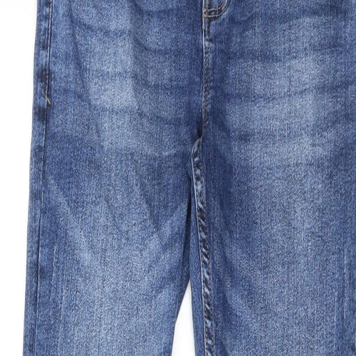 NEXT Boys Blue Cotton Skinny Jeans Size 12 Years Regular Zip
