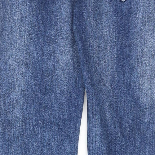 NEXT Boys Blue Cotton Skinny Jeans Size 12 Years Regular Zip