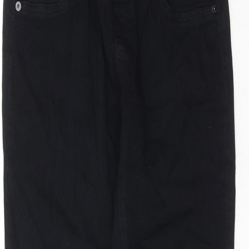 Led Womens Black Cotton Skinny Jeans Size 28 in Regular