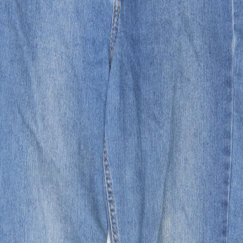 H&M Womens Blue Cotton Skinny Jeans Size 28 in Regular Zip