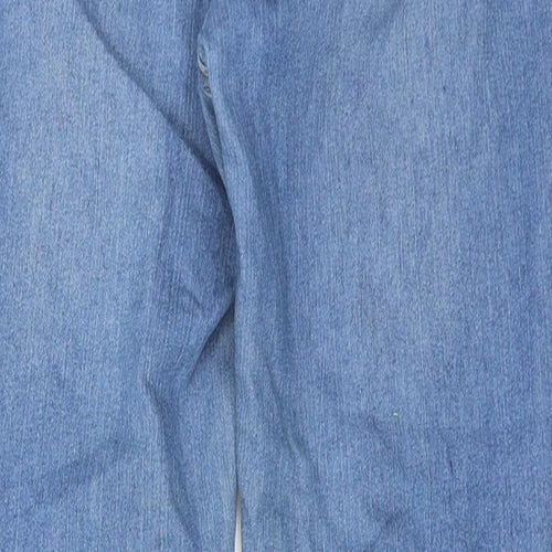 H&M Womens Blue Cotton Skinny Jeans Size 28 in Regular Zip