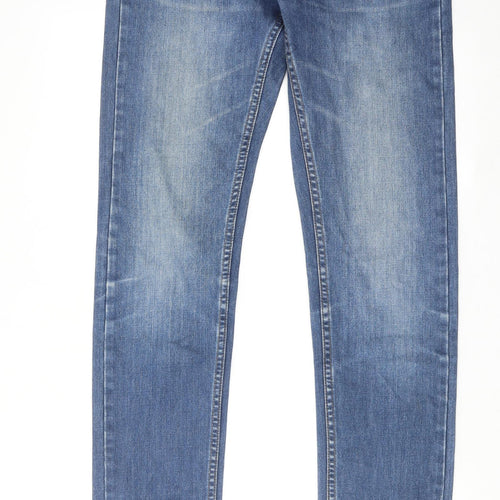 Cheap Monday Mens Blue Cotton Skinny Jeans Size 30 in L36 in Regular Zip