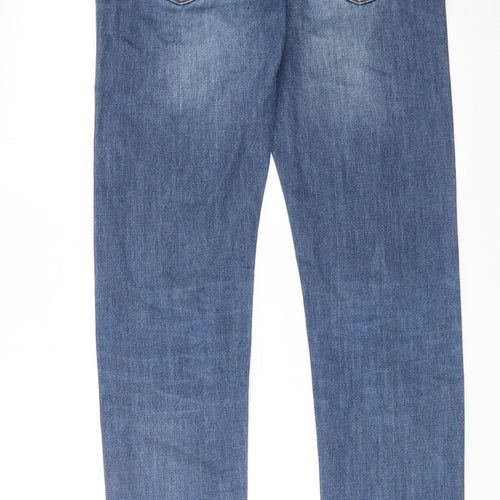 Cheap Monday Mens Blue Cotton Skinny Jeans Size 30 in L36 in Regular Zip