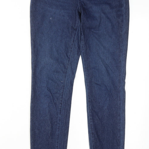 Uniqlo Womens Blue Cotton Skinny Jeans Size 26 in Regular