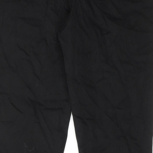 Marks and Spencer Womens Black Cotton Skinny Jeans Size 20 Regular Zip