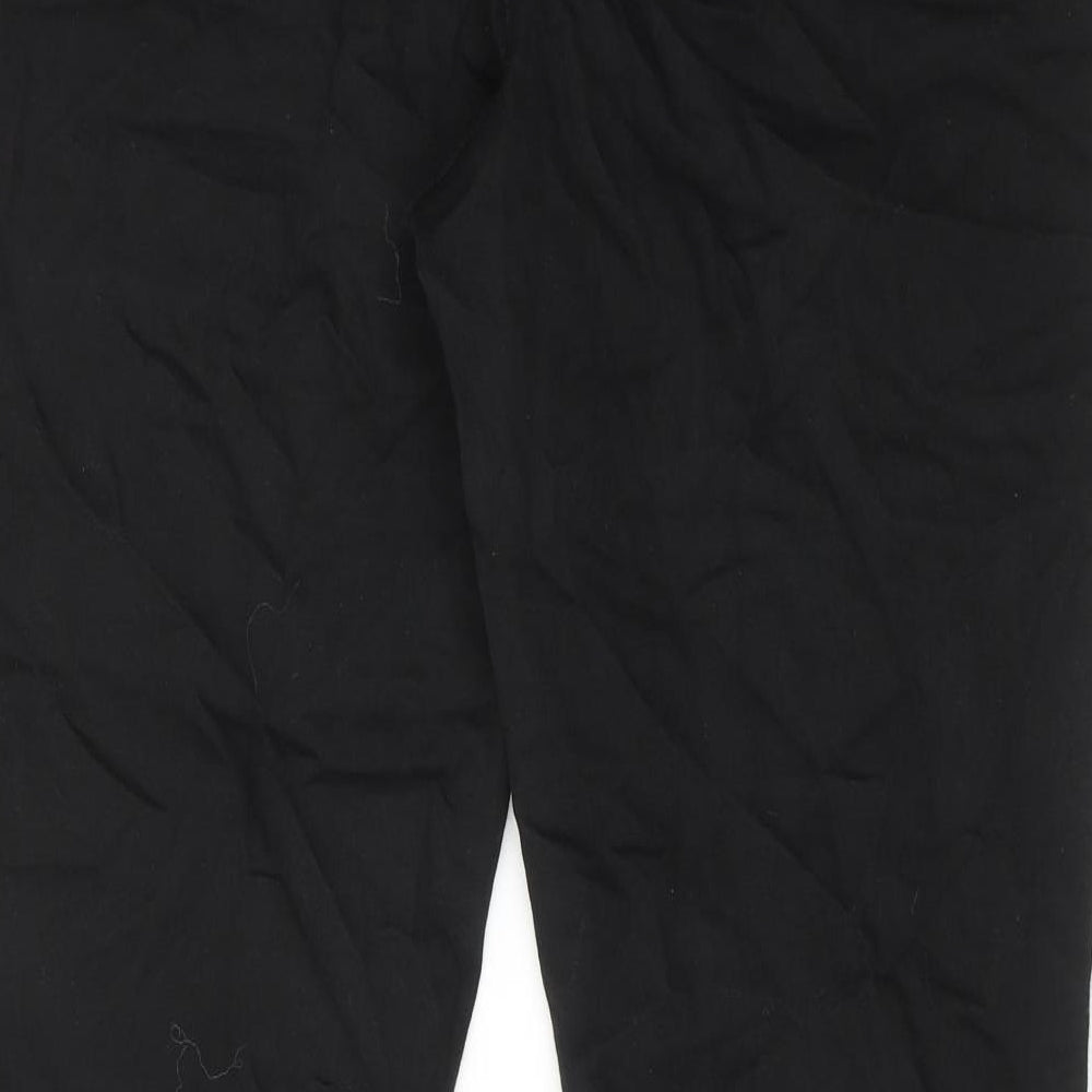 Marks and Spencer Womens Black Cotton Skinny Jeans Size 20 Regular Zip