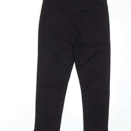 Marks and Spencer Womens Black Cotton Jegging Jeans Size 12 Regular
