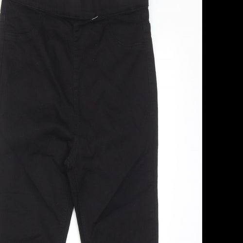 Marks and Spencer Womens Black Cotton Jegging Jeans Size 12 Regular