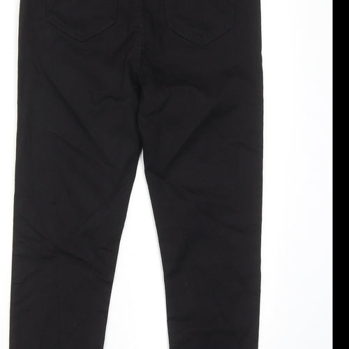 Marks and Spencer Womens Black Cotton Jegging Jeans Size 12 Regular