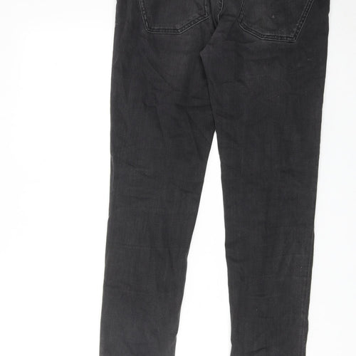 Second Female Womens Grey Cotton Skinny Jeans Size M Regular Zip
