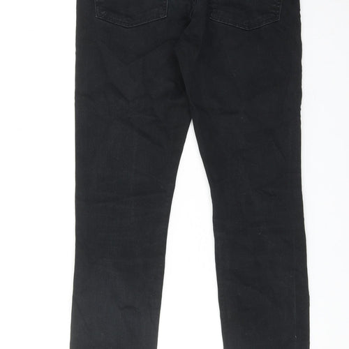 Gap Mens Black Cotton Skinny Jeans Size 30 in L30 in Regular Zip