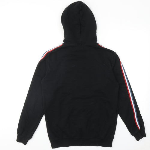 Legende Paris Mens Black Cotton Pullover Hoodie Size M
