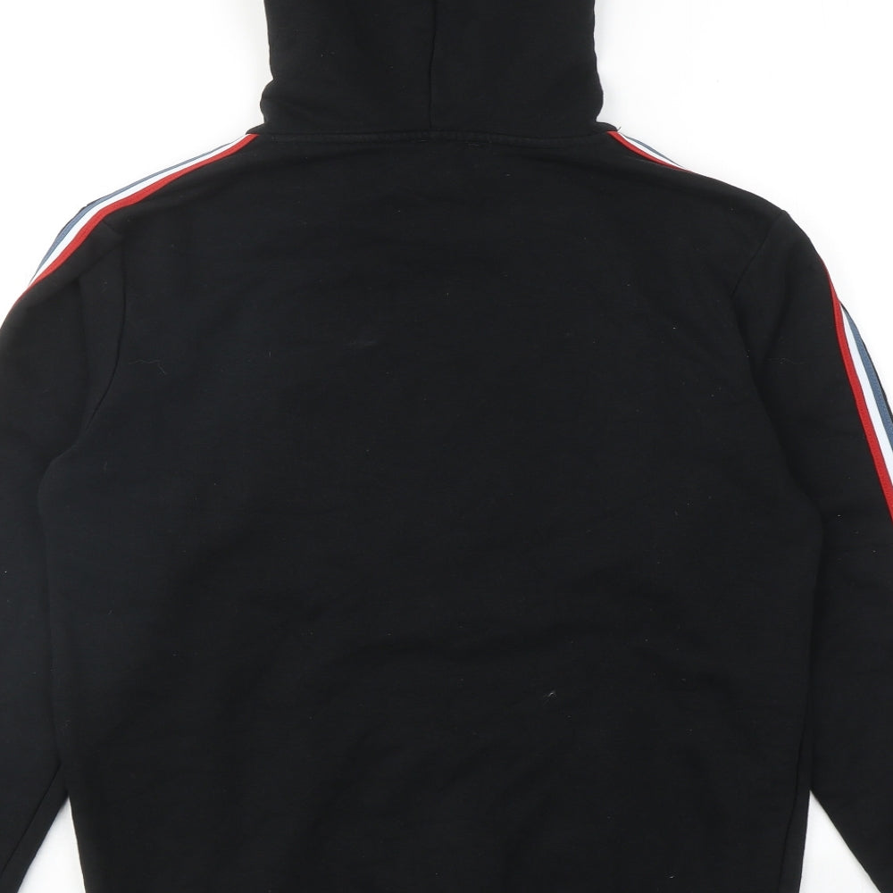 Legende Paris Mens Black Cotton Pullover Hoodie Size M