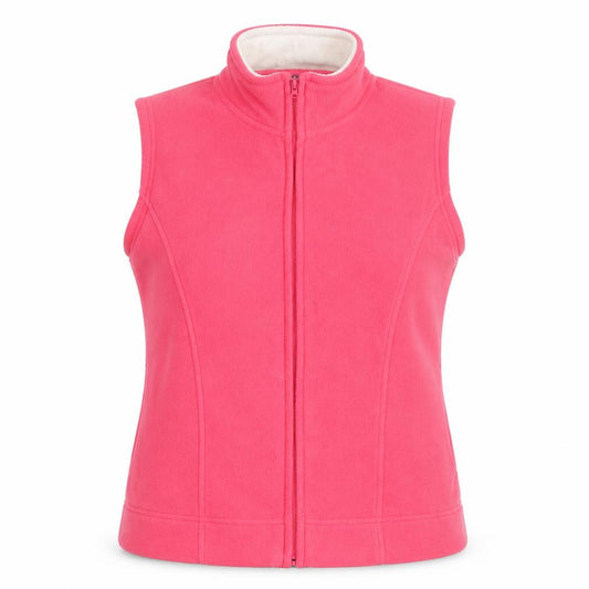 Front view of EWM women’s pink jacket waistcoat, size S, zip