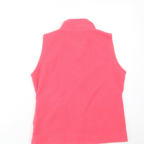 EWM Womens Pink Jacket Waistcoat Size S Zip