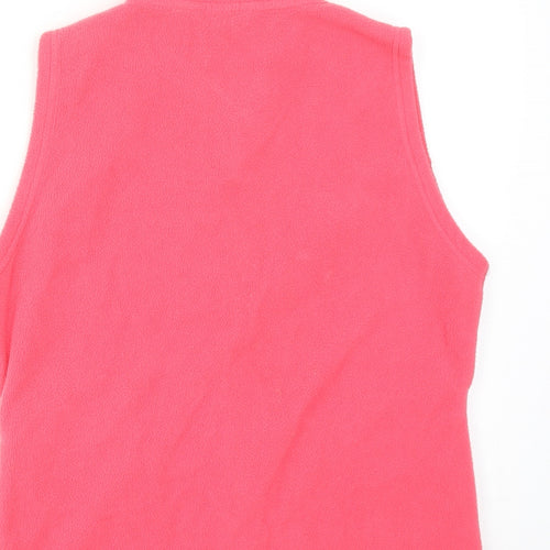 EWM Womens Pink Jacket Waistcoat Size S Zip