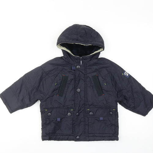 DKNY Boys Blue Jacket Size 2 Years Zip