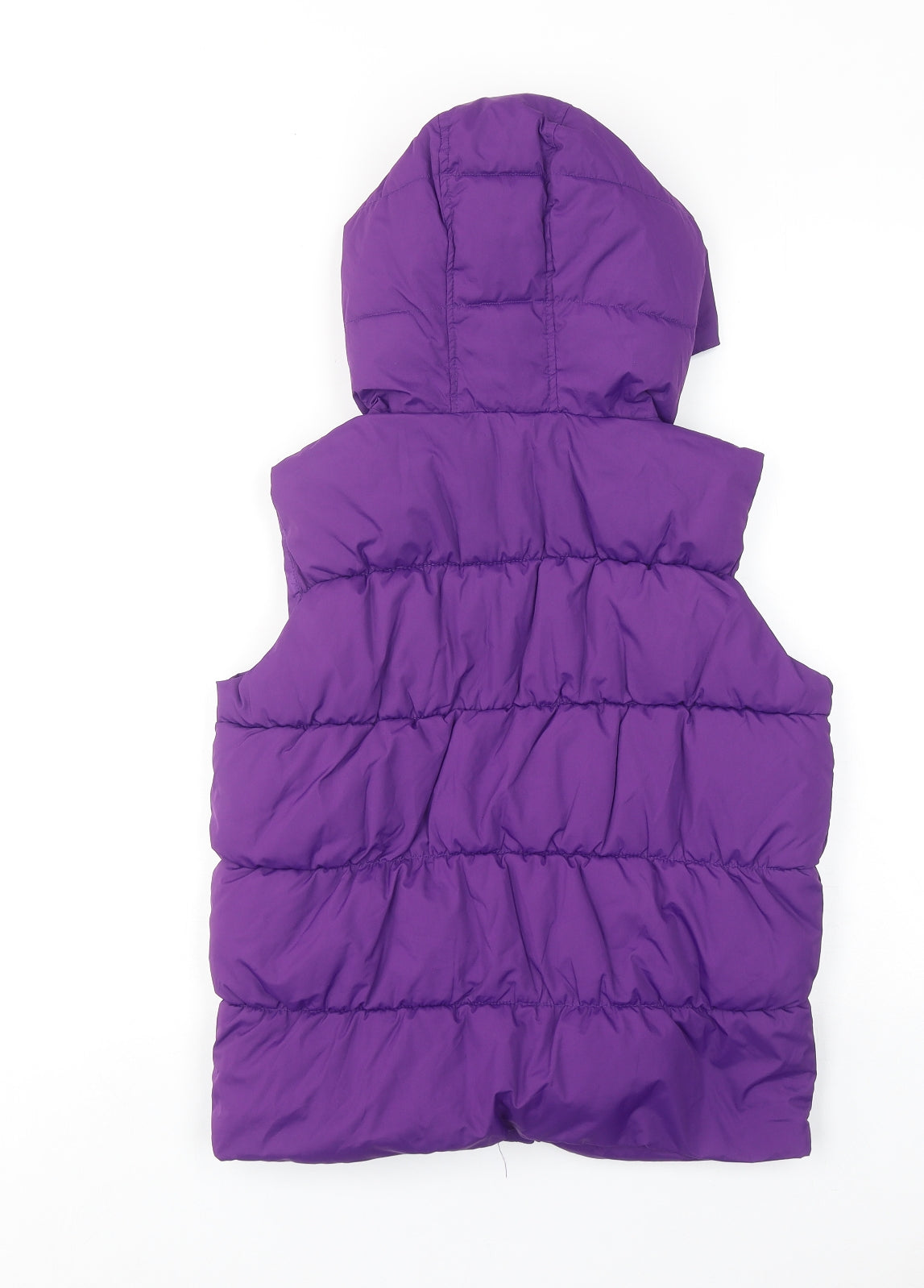Gap Girls Purple Gilet Jacket Size 12-13 Years Zip