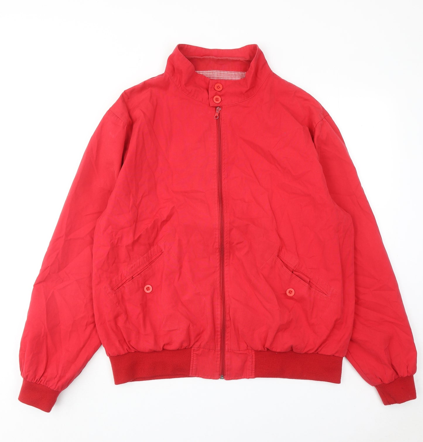 New Look Womens Red Varsity Jacket Jacket Size XL Zip