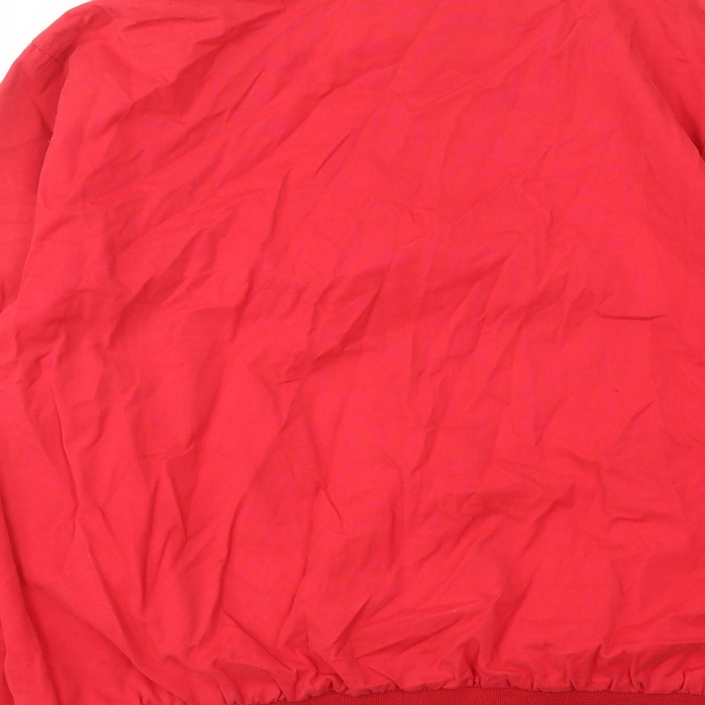 New Look Womens Red Varsity Jacket Jacket Size XL Zip