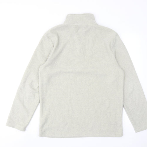 Lounge Mens Beige Polyester Pullover Sweatshirt Size S
