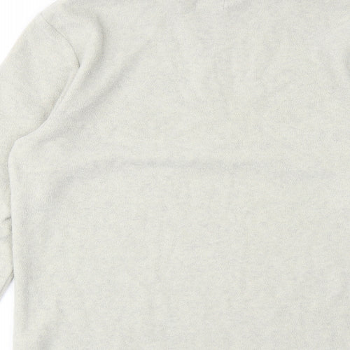 Lounge Mens Beige Polyester Pullover Sweatshirt Size S
