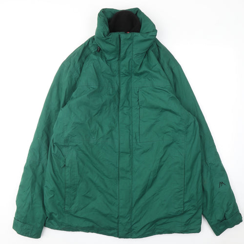 Tomas Maier Mens Green Windbreaker Jacket Size L Zip