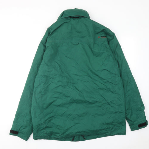Tomas Maier Mens Green Windbreaker Jacket Size L Zip