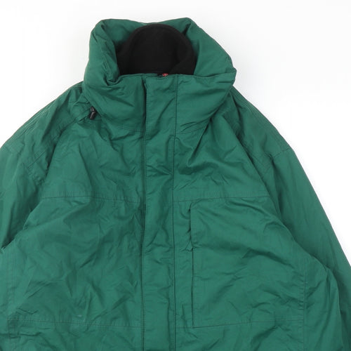 Tomas Maier Mens Green Windbreaker Jacket Size L Zip