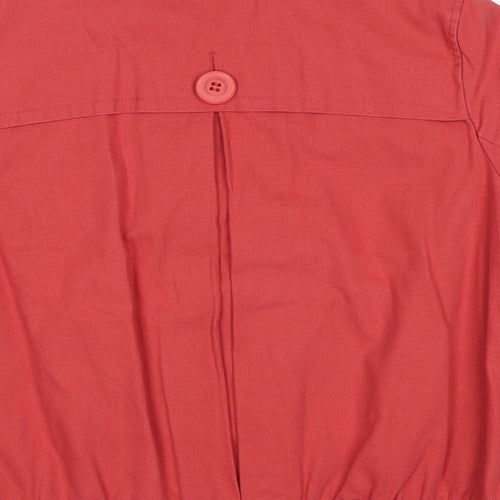 Marks and Spencer Womens Red Jacket Size 16 Button