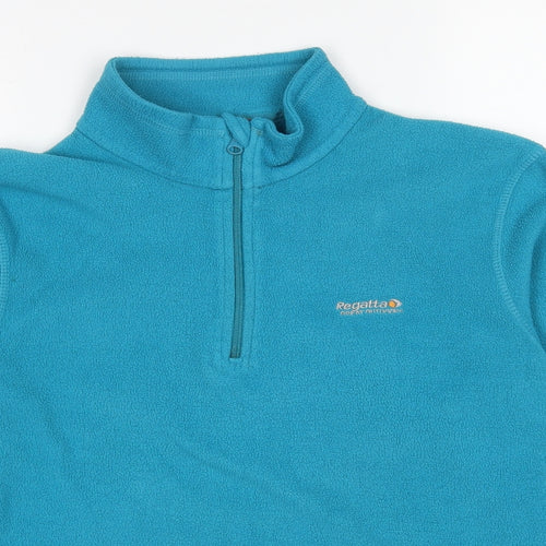 Regatta Womens Blue Polyester Pullover Sweatshirt Size 12 Pullover