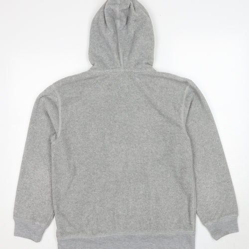 Marks and Spencer Boys Grey Cotton Pullover Hoodie Size 13 Years Pullover
