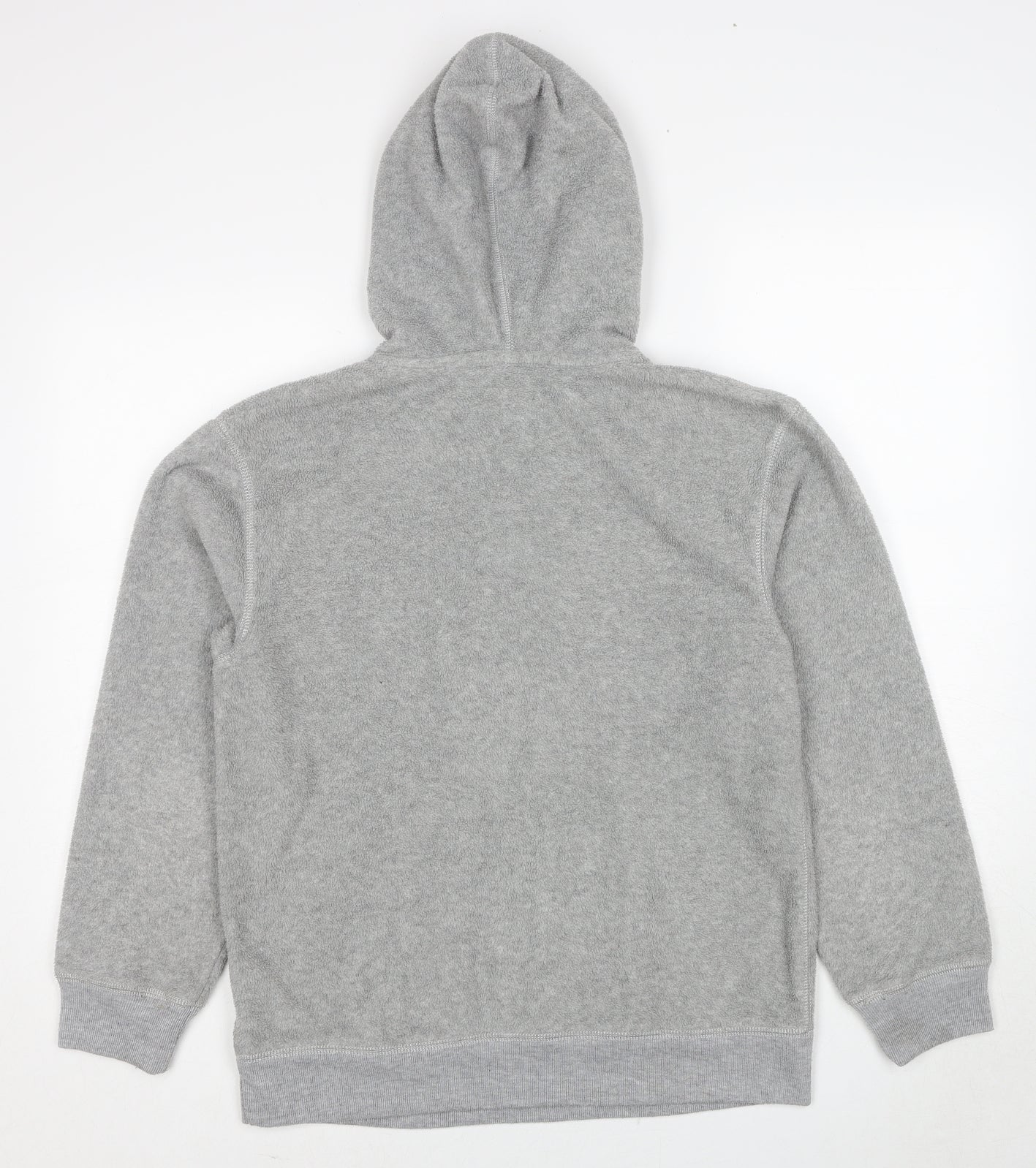 Marks and Spencer Boys Grey Cotton Pullover Hoodie Size 13 Years Pullover