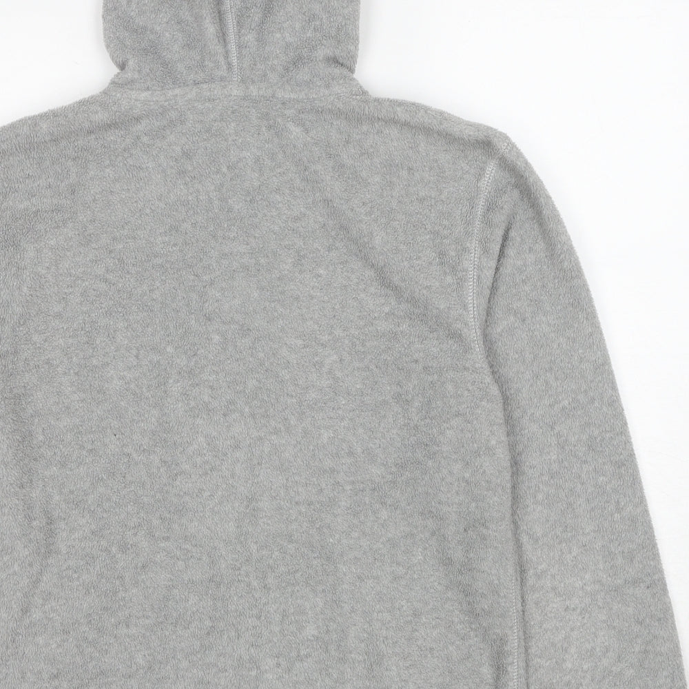 Marks and Spencer Boys Grey Cotton Pullover Hoodie Size 13 Years Pullover